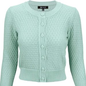 Yemak Light Blue Women's Cardigan